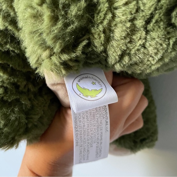 Animal Adventure Green Stegosaurus Soft Plush - Picture 7 of 8